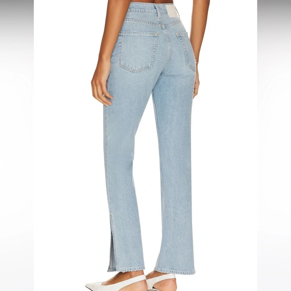 GRLFRND‎ Harlow Petite High Rise Boot With Slit Hem Jeans